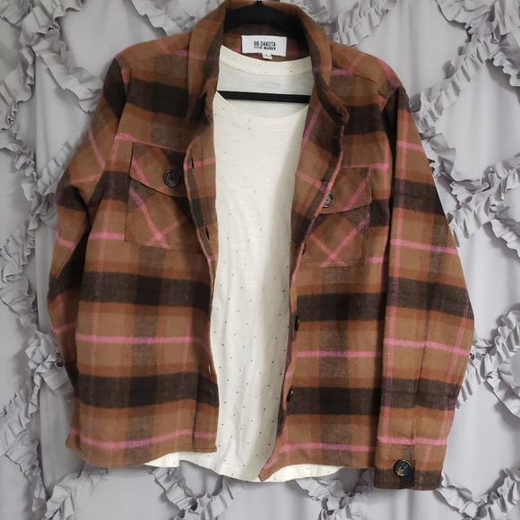 BB Dakota Steve Madden Shacket in size Large - Picture 6 of 7